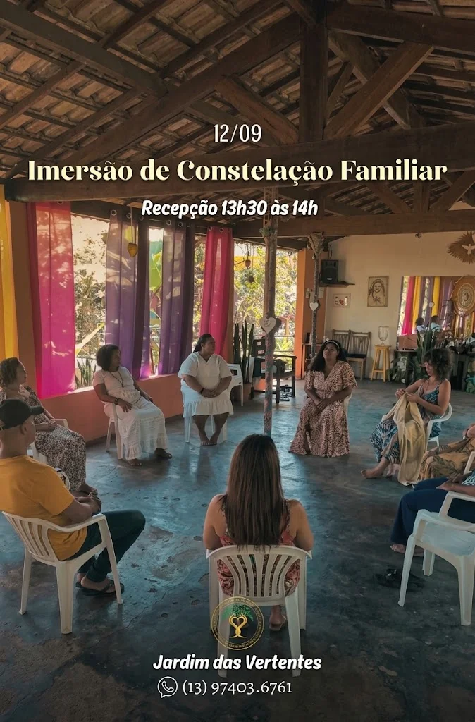 Cronograma de atividades no espaço Jardim das Vertentes