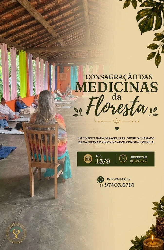 Cronograma de atividades no espaço Jardim das Vertentes